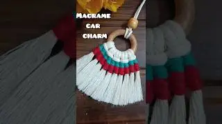 Macrame Wall Hanging | Car charm | Step by step for beginners| Boho style | DIY #macrametutorial