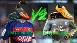 LM10  vs CR7 cleats