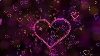 Love Heart Particles Background # 1  ║ 4k 60 fps ║ TikTok Trend ║ 4K Romantic background ║ Ultra HD