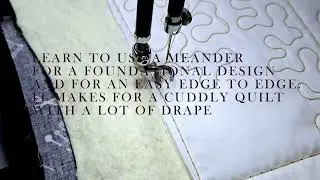 Longarm Quilting 101- Meander vs Stippling