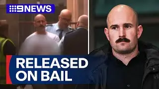 Notorious Neo-Nazi Thomas Sewell released on bail | 9 News Australia