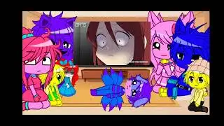 Poppy Playtime react to i'm not a monster part 1 || Au || Gacha Club