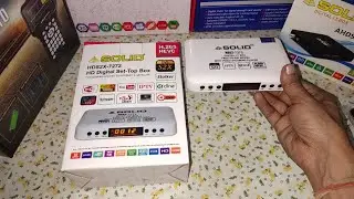 Solid 7272 new version Dd Free Dish Set Top Set Top Box DLNA HEVC 265 mpeg4