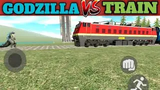 Godzilla vs Fast Train 💥 | Epic Simulation Challenge