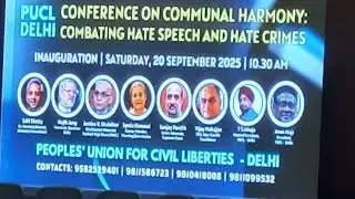 #conference #communal #harmony #combating #hate #crime # hate speech #justice #Jaspal #singh #delhi 