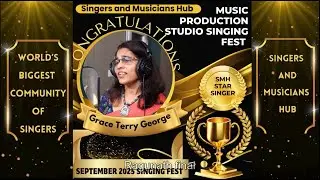 Chandrikayilaliyunnu | Singer Grace Terry George |  P Susheehla | Music  Studio Fest Sept 2025