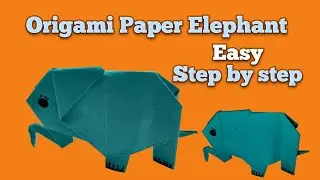 How To Make A Paper Elephant | Origami Paper Elephant out of paper