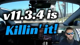 Бета-версия Tesla FSD 11 действительно начинает блистать! | 11.3.4