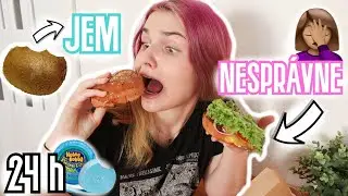 24 HOD&Iacute;N JEM JEDLO TAK AKO SA NEM&Aacute; JESŤ! 😱😳 PART 2