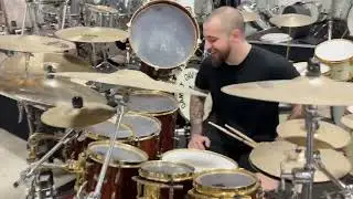 Eloy Casagrande plays Todd Sucherman's 2012 Styx Tour Drums