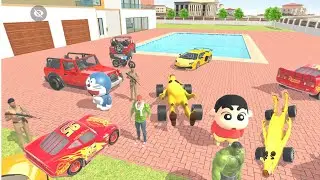 Franklin ke ghar Doraemon aur Hulk 😲 Indian Theft Aura auto simulator game 😍 Indian auto gameplay 