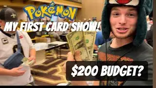 My FIRST card show with a 200 dollar budget! Buyer POV.