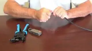 F Connector RG6 Quad Cable Termination - ECD