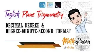 Converting Decimal Degrees to Degree-Minute-Second Format|| Plane Trigonometry