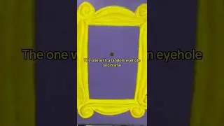 Friends Frame #art #painting #friends #frame #peephole #iconic #acrylicpainting #throwback #decor