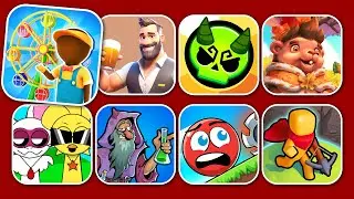 AWESOME PARK / BAR RUMBLE / BRAWL STARS / HEDGIES / SPRUNKI / MOBILE DUNGEON / SUPER B.A. / XP HERO