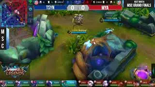 MSC Malaysia Final:  MYA  VS   TSYN