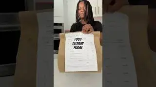 Food delivery Friday