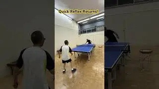 Quick Reflex Return by Sonny During Service Drill!#ytshorts #trading #tabletennis #pingpong #viral