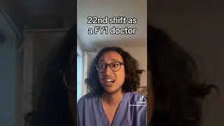 22nd shift as a FY1 doctor #medicine #doctor