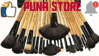 Puna store makeup brush set review