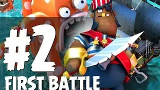 Plunder Pirates Part 2 | My First Battle Captain Tinto's Farewell | Rovio Stars
