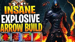 INFINITE DPS EXPLOSIVE ARROW BUILD! PoE Elementalist Build Guide 3.26