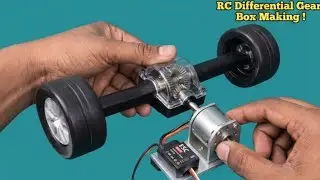DIFFERENTIAL GEAR MAKING | HOW TO MAKE DIFFERENTIAL FOR RC PROJECTS 
