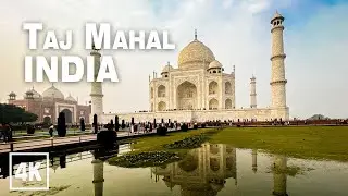 Taj Mahal Sunset Evening 2023 INDIA &bull; 4K 60fps ASMR