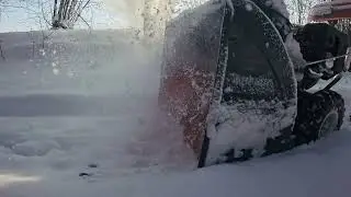 Snow Blower Cleanup After Heavy Snowfall ❄️ Relaxing Snow Clearing + Chill Music | Winter Relax