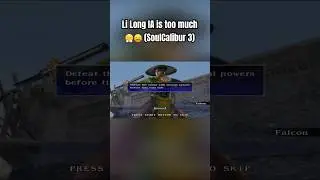Li Long IA is too much😤😩 (SoulCalibur 3) #short