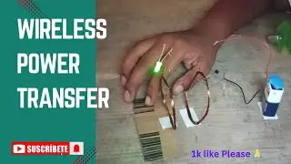 How to make wireless power transfer | Wireless power transmission | Physics project at home 