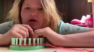 How to loom knit a doll dress 