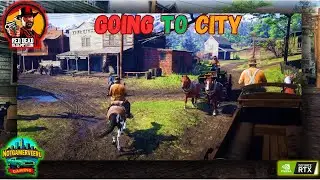 From Camp to City | Red Dead Redemption 2 4K RTX! /#reddeadredemption2 /#rdr2 /#gaming