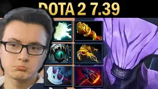 Faceless Void Gameplay Miracle with Skadi and Manta - Dota 7.39