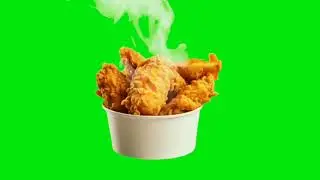 Fast Food Green Screen With Steam Effects HD video || Chroma Key