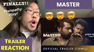 Master - Official Trailer REACTION | Thalapathy Vijay | Lokesh Kanagaraj | Anirudh | Amazon