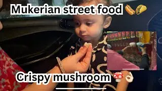 Mukerian Street Food Vlog 🍴 | Crispy Kurkure Mushroom & Fruit Beer | Arjun & Riya Daily Vlog