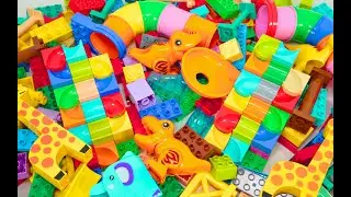 Wonder World Trix Up Stairs Track | Lego Marble Run Race ASMR