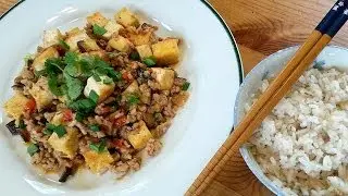 麻婆豆腐 Mapo Tofu - Taiwanese spicy tofu and pork mince