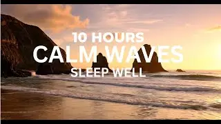 Relaxing Waves for Sleeping  | Ocean Wave Sounds | Deep Sleep | Black Screen | 10 Hours