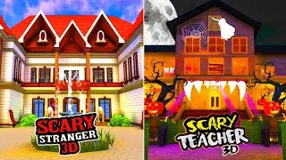 Scary Teacher 3D House VS Scary Stranger 3D House - Android & iOS