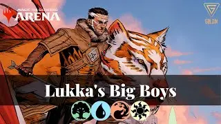Four Color Lukka Combo | Ikoria Lair of Behemoths Standard Deck [MTG Arena]
