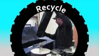 The Environmental Solution = Reducing + Reusing + Recycling