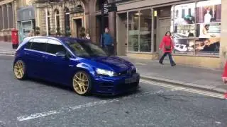 LOUD VW GOLF R ACCELERATIONS AND LAUNCH CONTROL!!