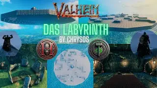 Лабиринт Хризоса над океаном / Лабиринт Хризоса #valheim #valheimbuilding #valheimdeutsch