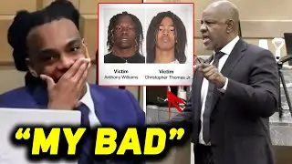 YNW Melly Laughs At Victims Family In Court (Live Footage)