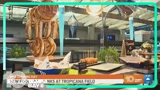 На стадионе &laquo;Тропикана Филд&raquo; в день открытия бейсбольного матча &laquo;Тампа Бэй Рэйз&raquo; впервые будут представлены отмеченные наградами блюда.