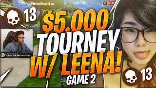 TSM Myth - CLOSE GAMES WITH TSM LEENA!! (13 KILLS) | (Fortnite BR Full Match)