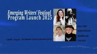 Emerging Writers&rsquo; Festival 2025 Program Launch